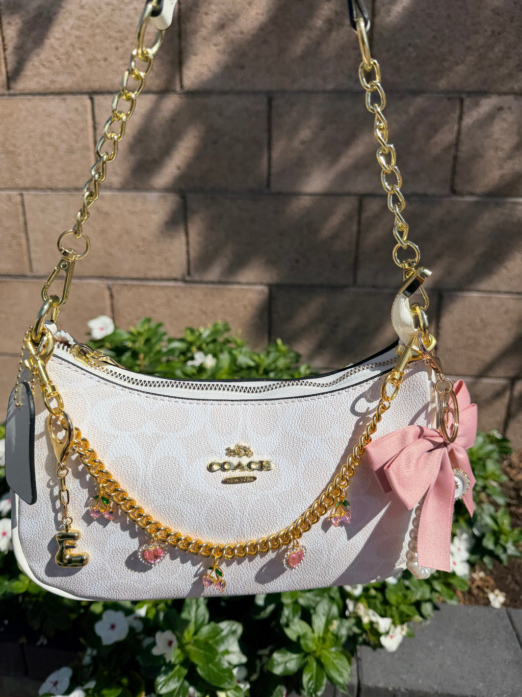 White CC Purse