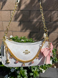 White CC Purse