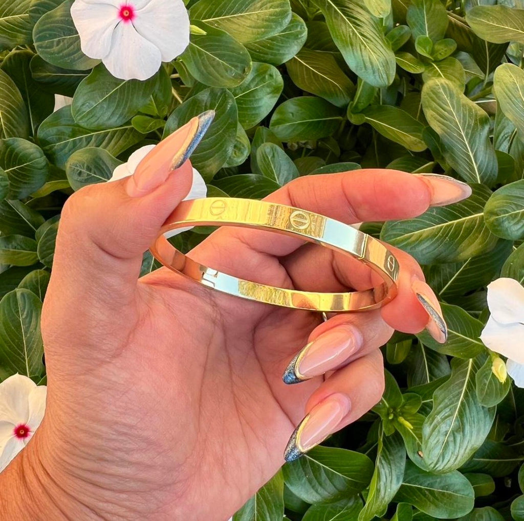Gold Bangle Bracelet