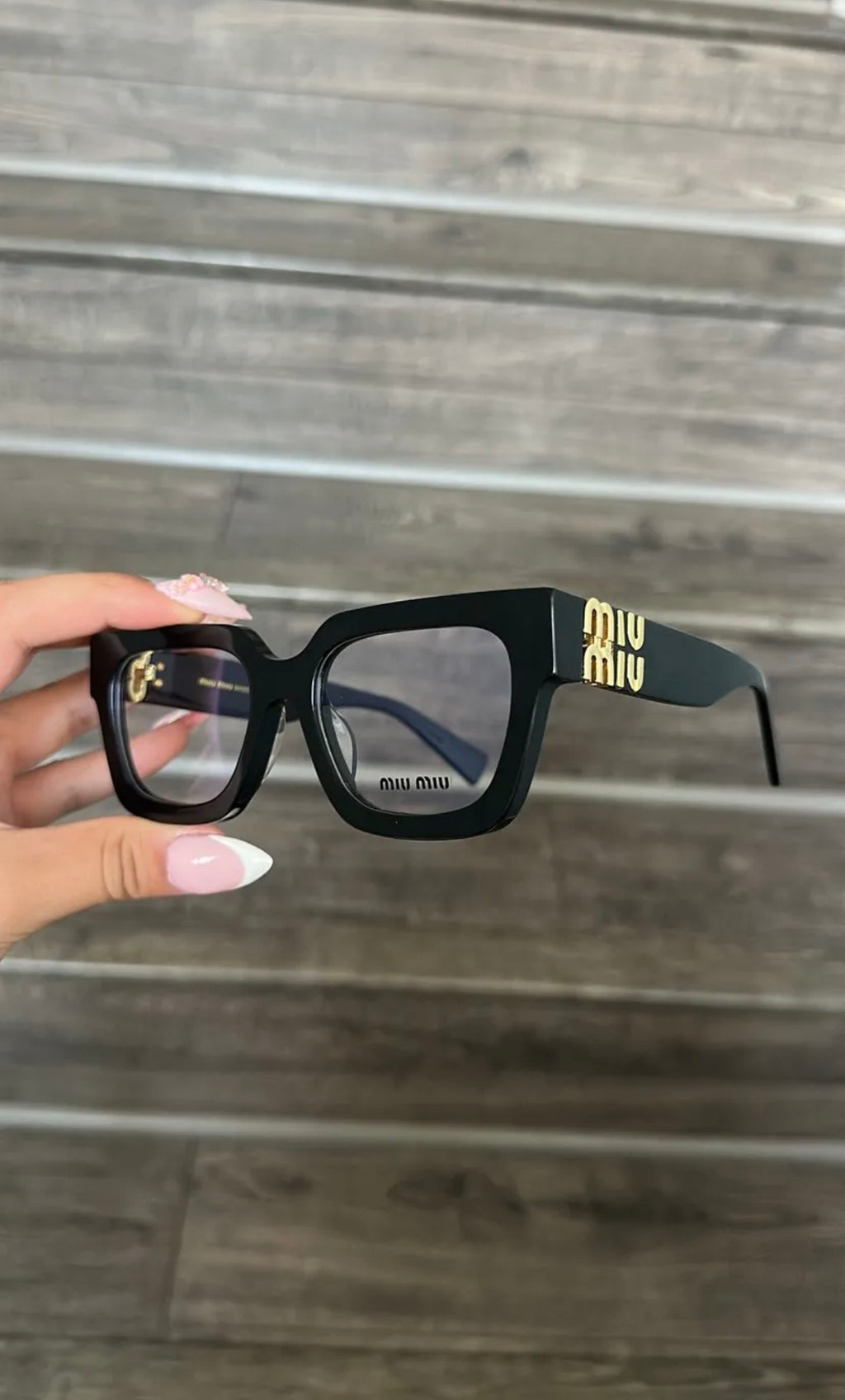 Clear Miu Glasses