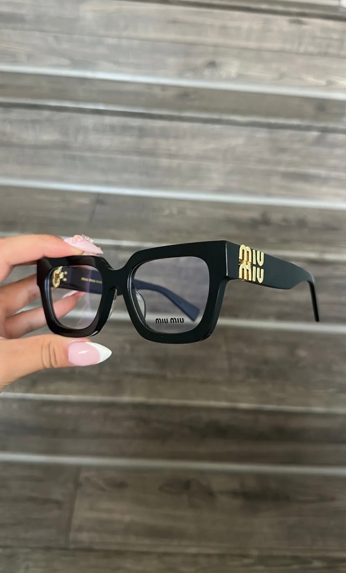 Clear Miu Glasses