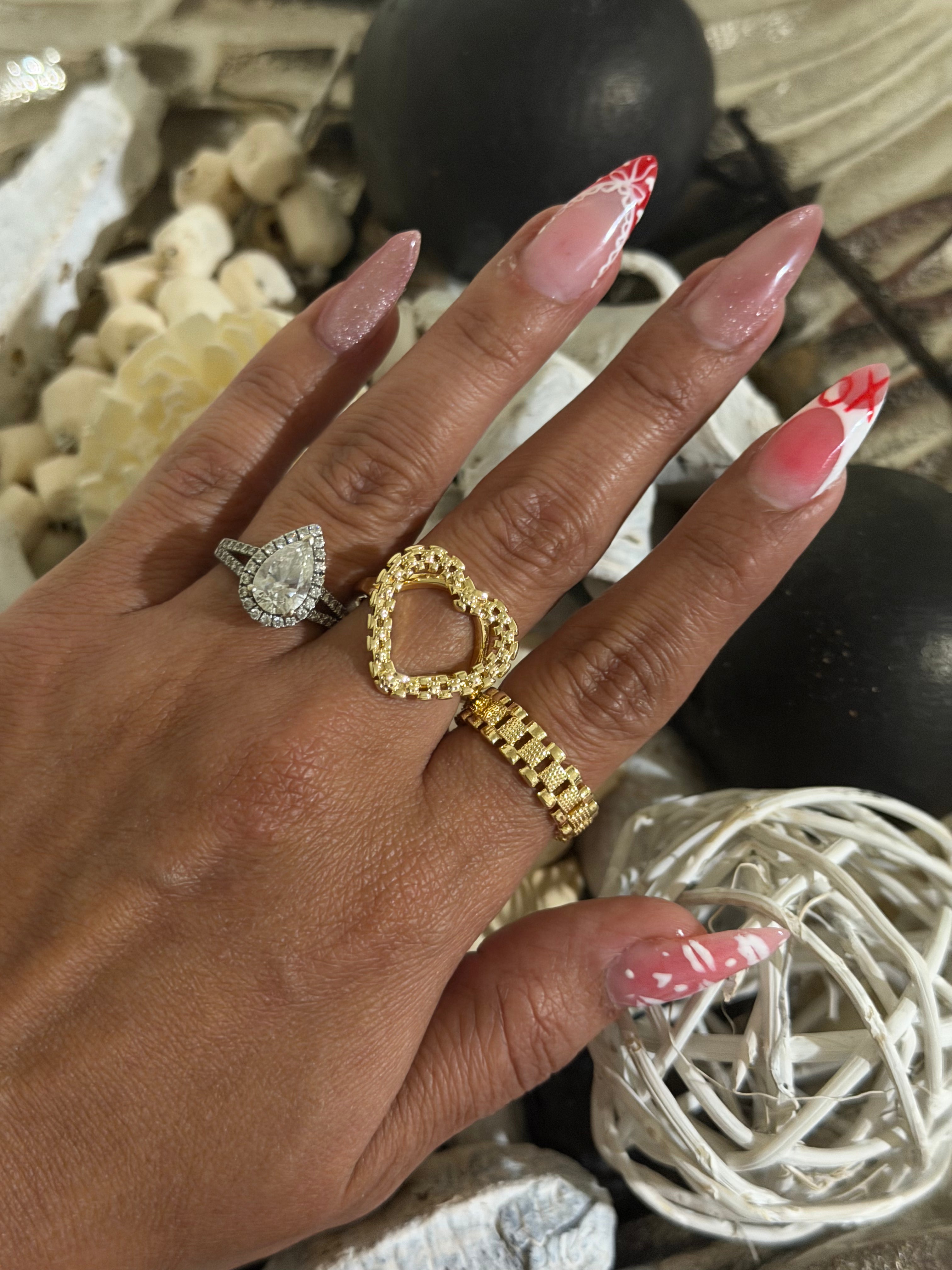 Heart Rolex Ring