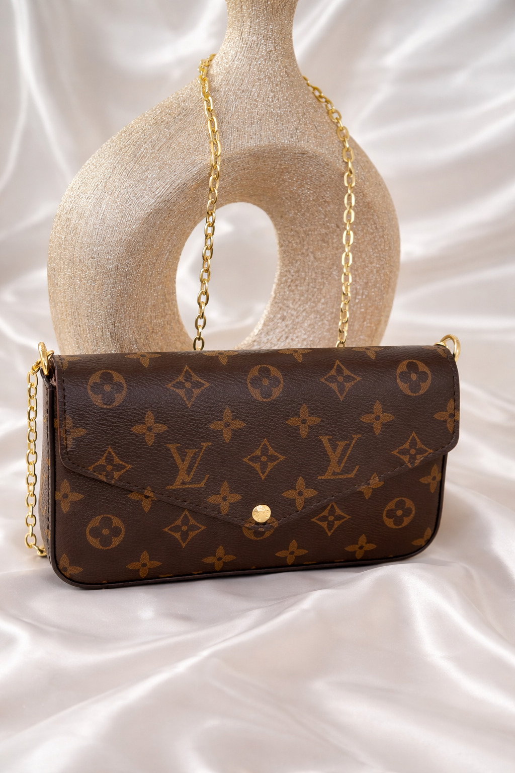 Lux designer purse set