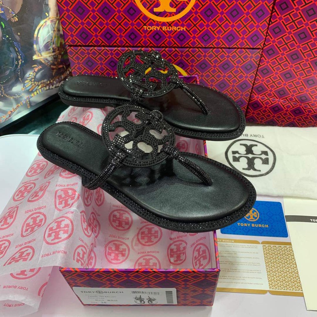TB Rhinestone Sandals