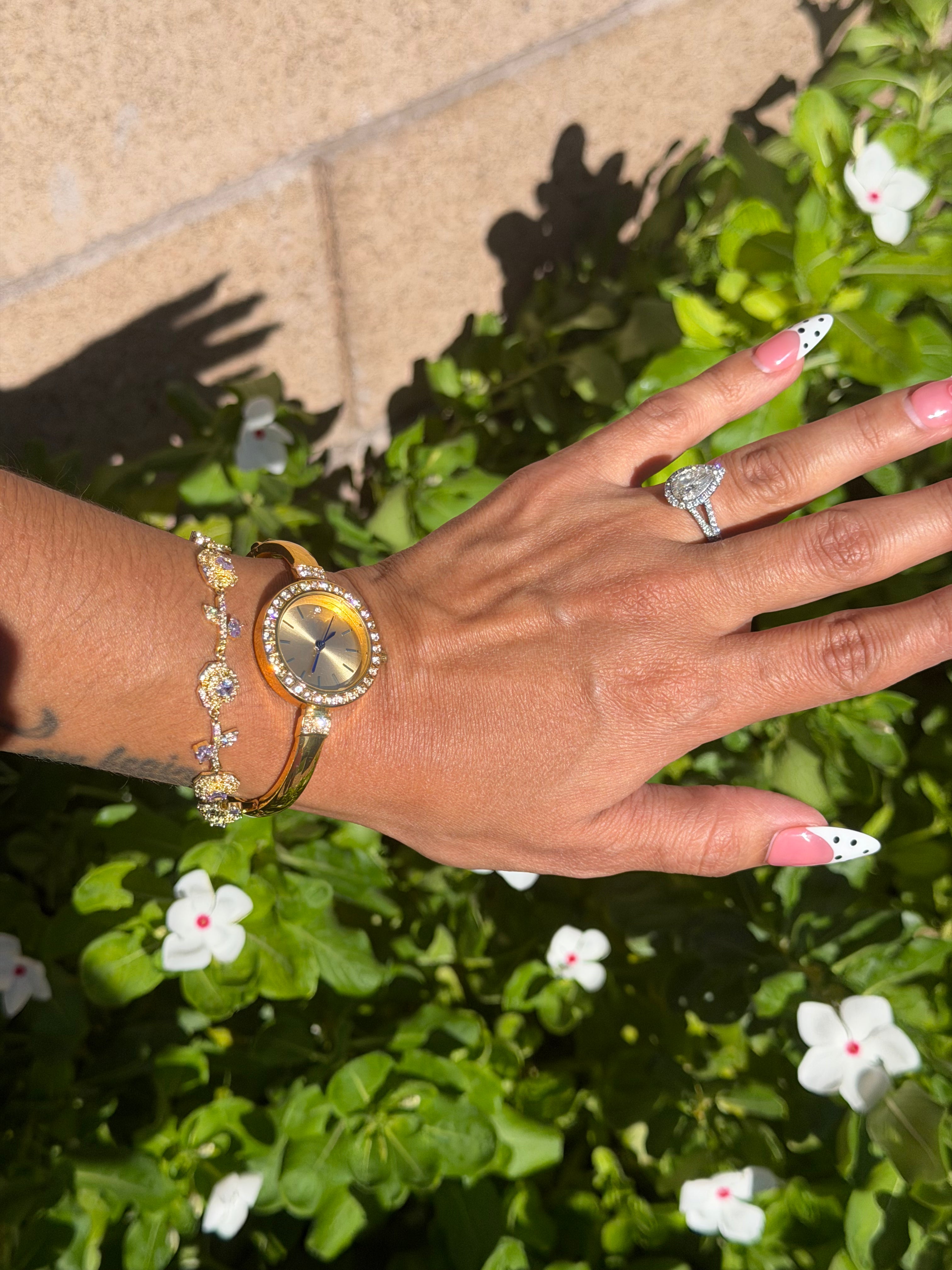 Vintage watch & bracelet set