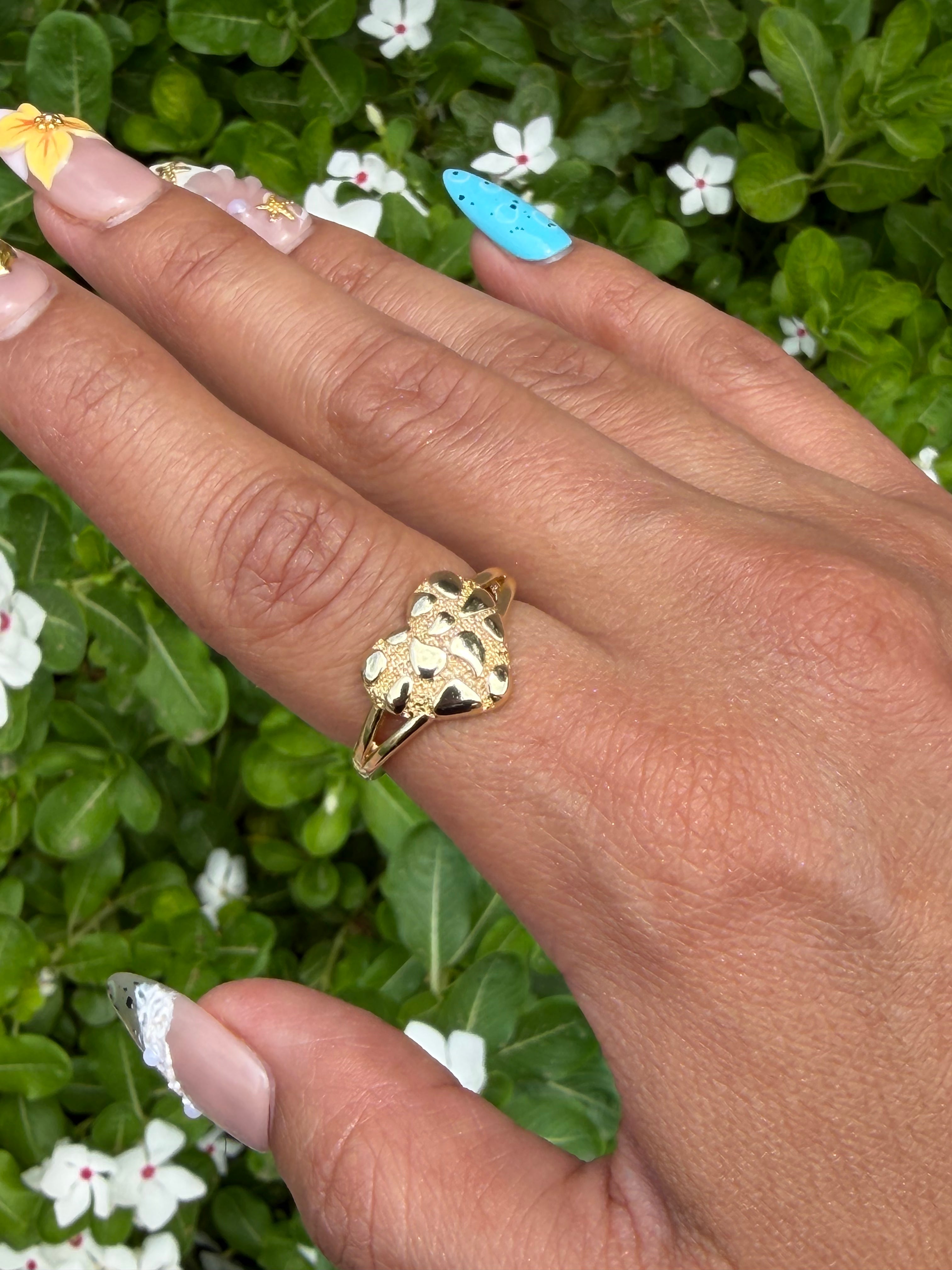 Heart Nugget Ring