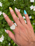 Bling Heart Ring