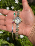 Watch & multiple color clover